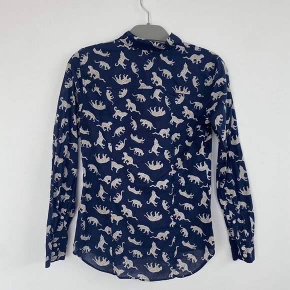 J. Crew Cheetah button-up shirt - Picture 4 of 6